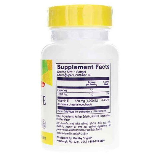 Vitamin E 1000 IU, HLO